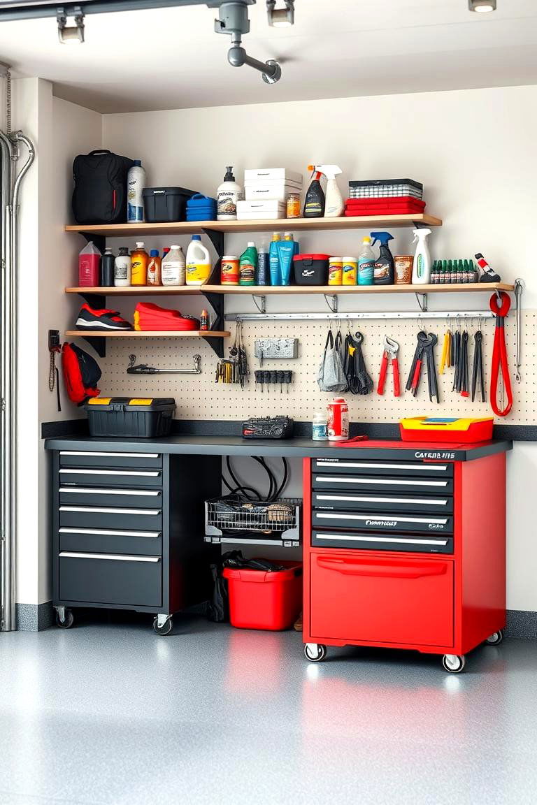 Set Up a Car Care Station - 25 Garage Decor Ideas