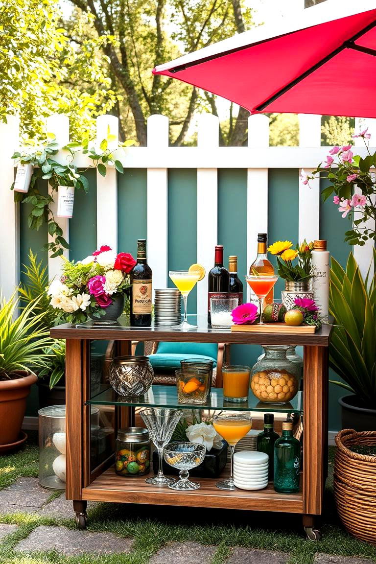 Set Up a Garden Party Bar - 25 Garden Party Ideas