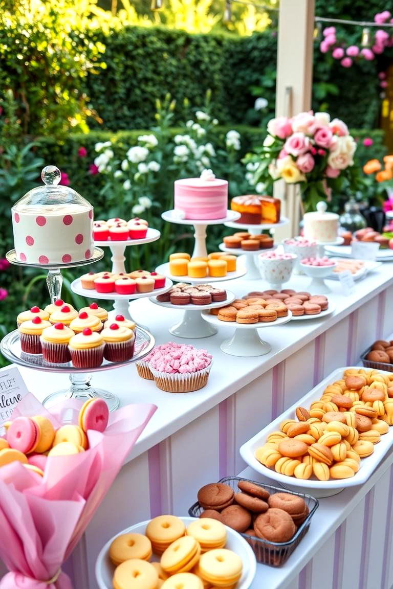 Set Up a Sweet Treats Bar - 25 Garden Party Ideas