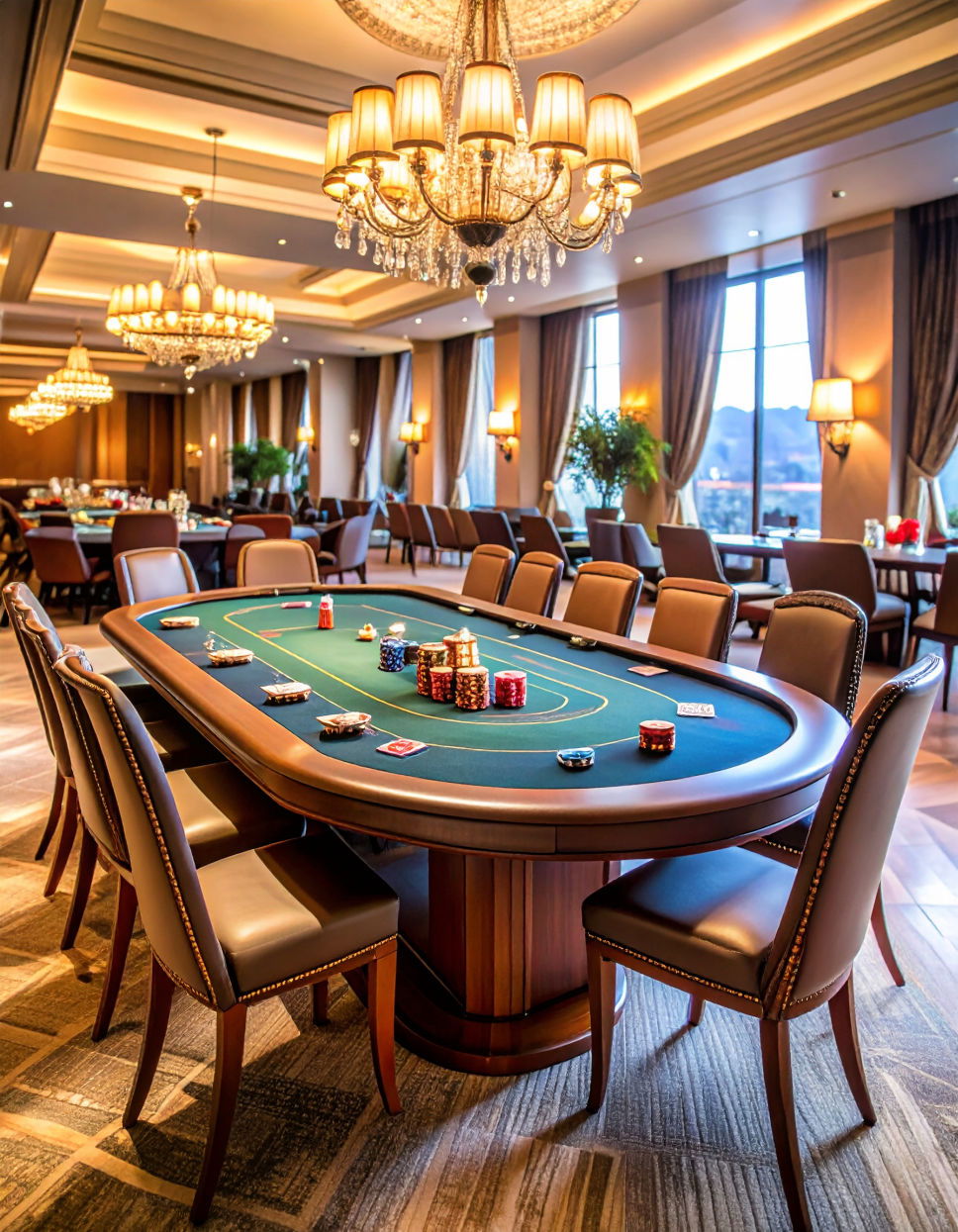 Setting Up a Poker or Card Table