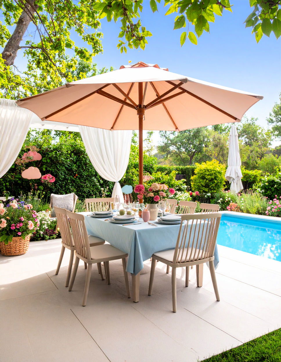 Shaded Dining Areas for Alfresco Meals