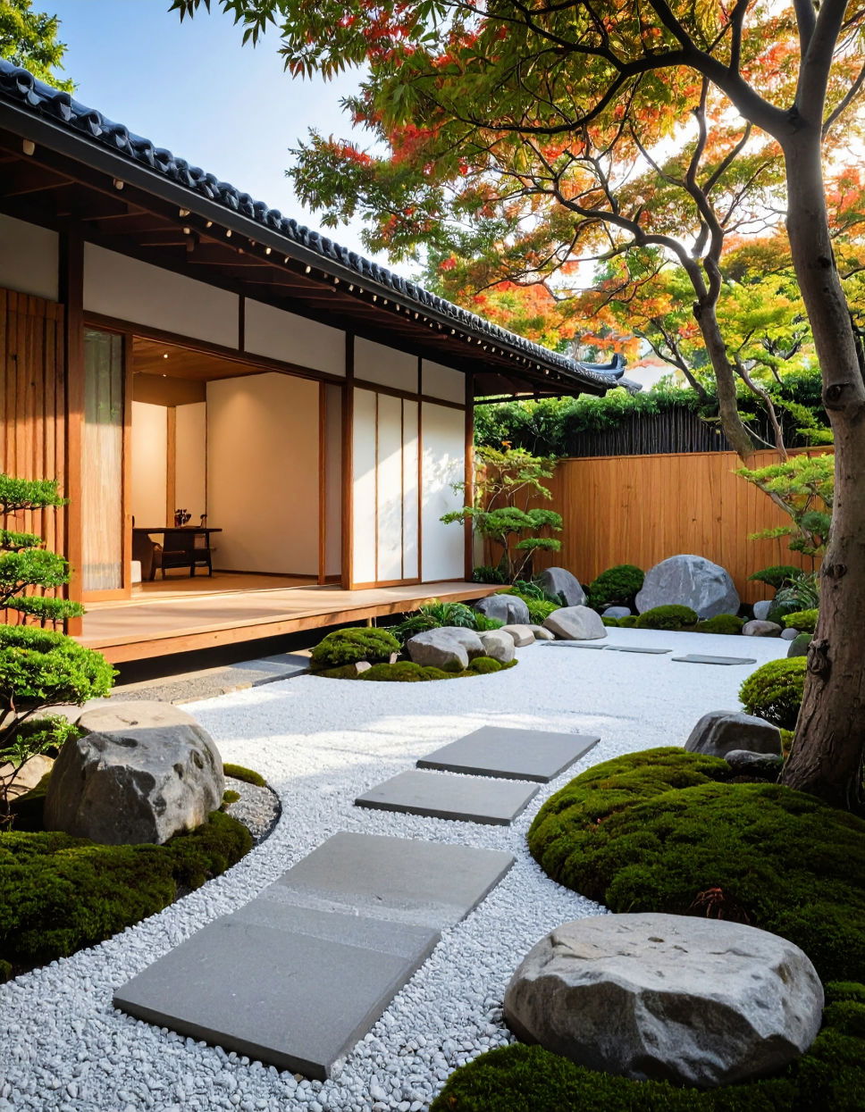 Shaded Zen Garden