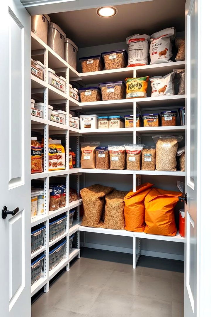 Shelving for Oversized Containers - 25 Walk in Pantry Ideas