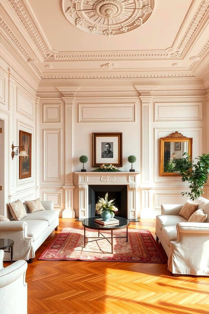 Showcase Intricate Moldings - 25 Victorian Living Room Ideas