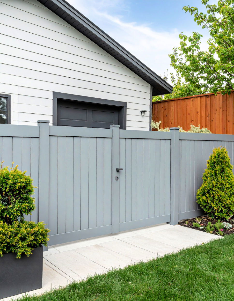Silver Gray Fence Stain Color