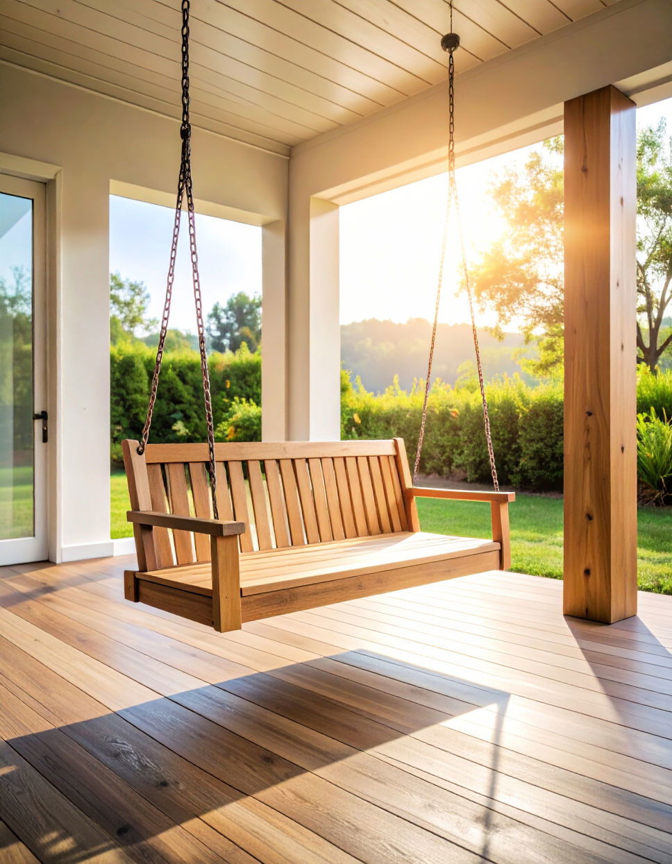Simple Wooden Swing