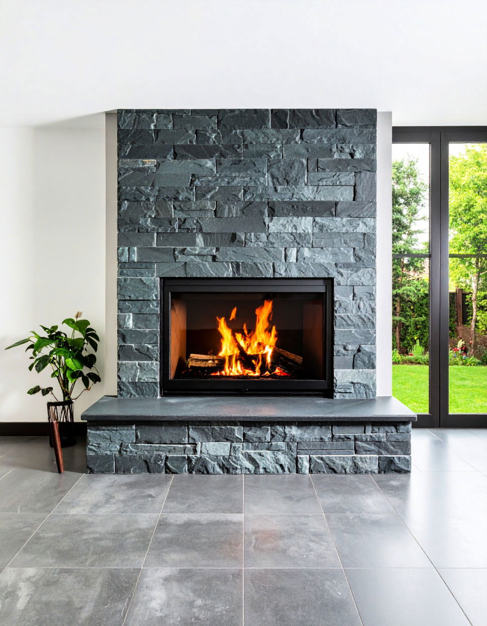 Slate Tiles for a Sleek Finish