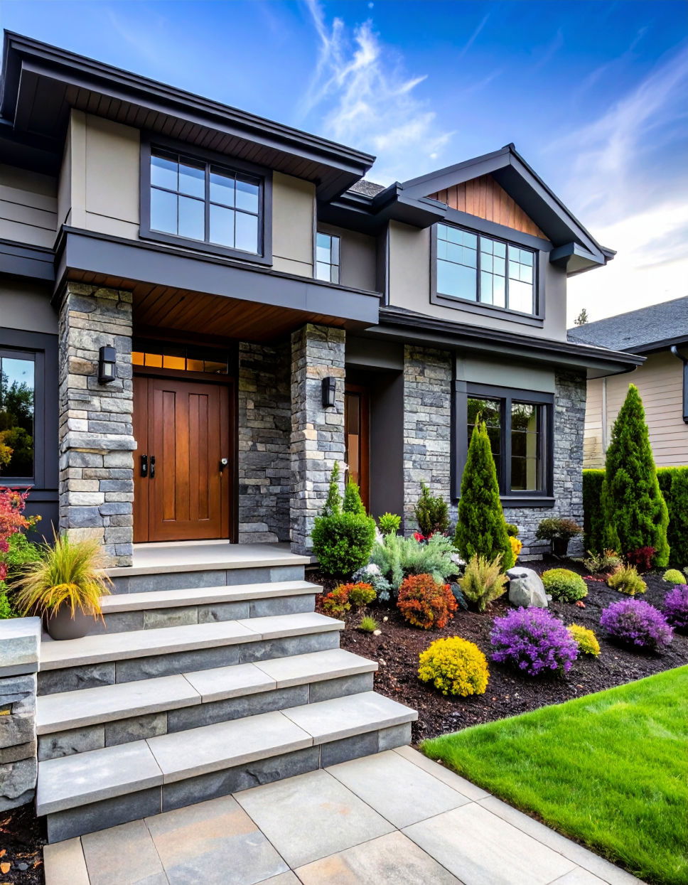 Slate for Rich Color and Distinctive Texture Types of Exterior House Stone