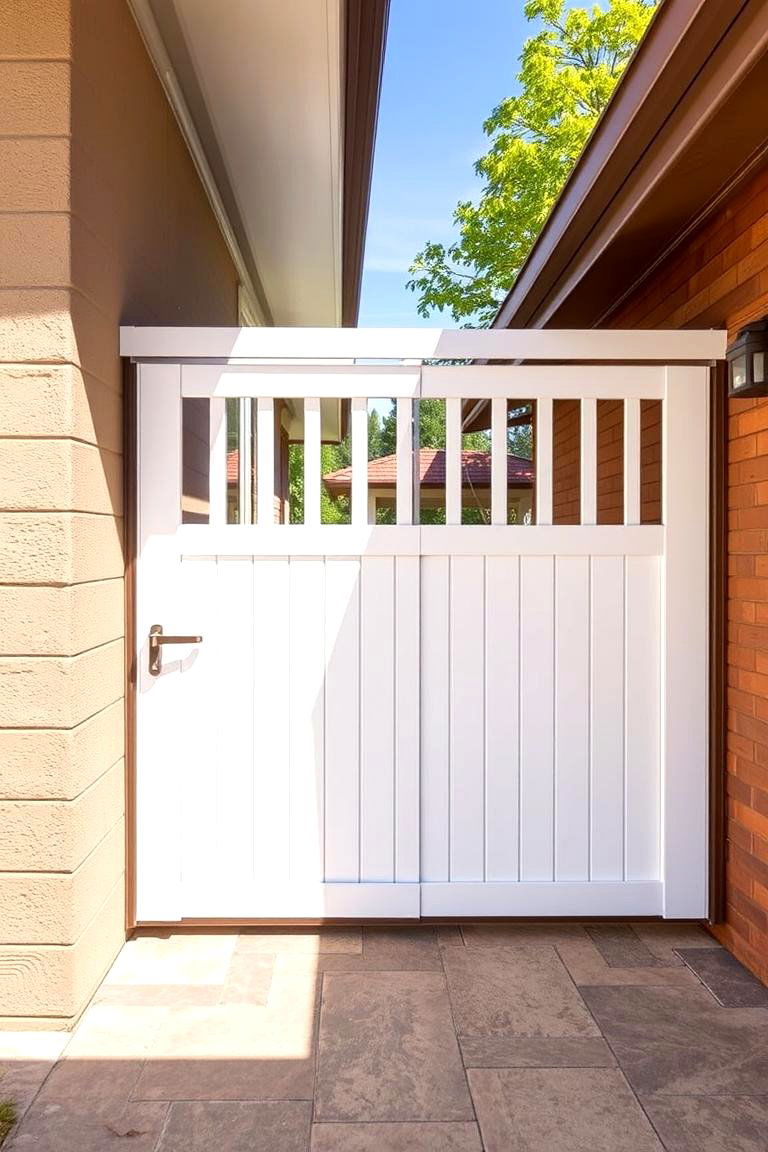 Sliding Gate for Space Efficiency - 25 Deck Gate Ideas