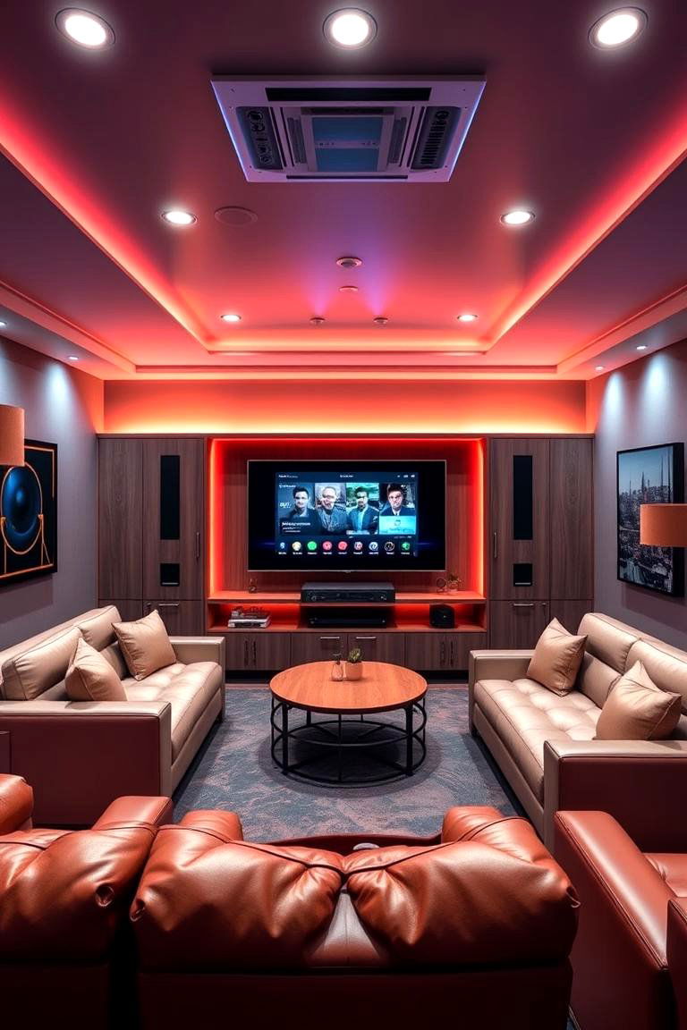 Smart Home Integration - 25 Luxury Man Cave Ideas