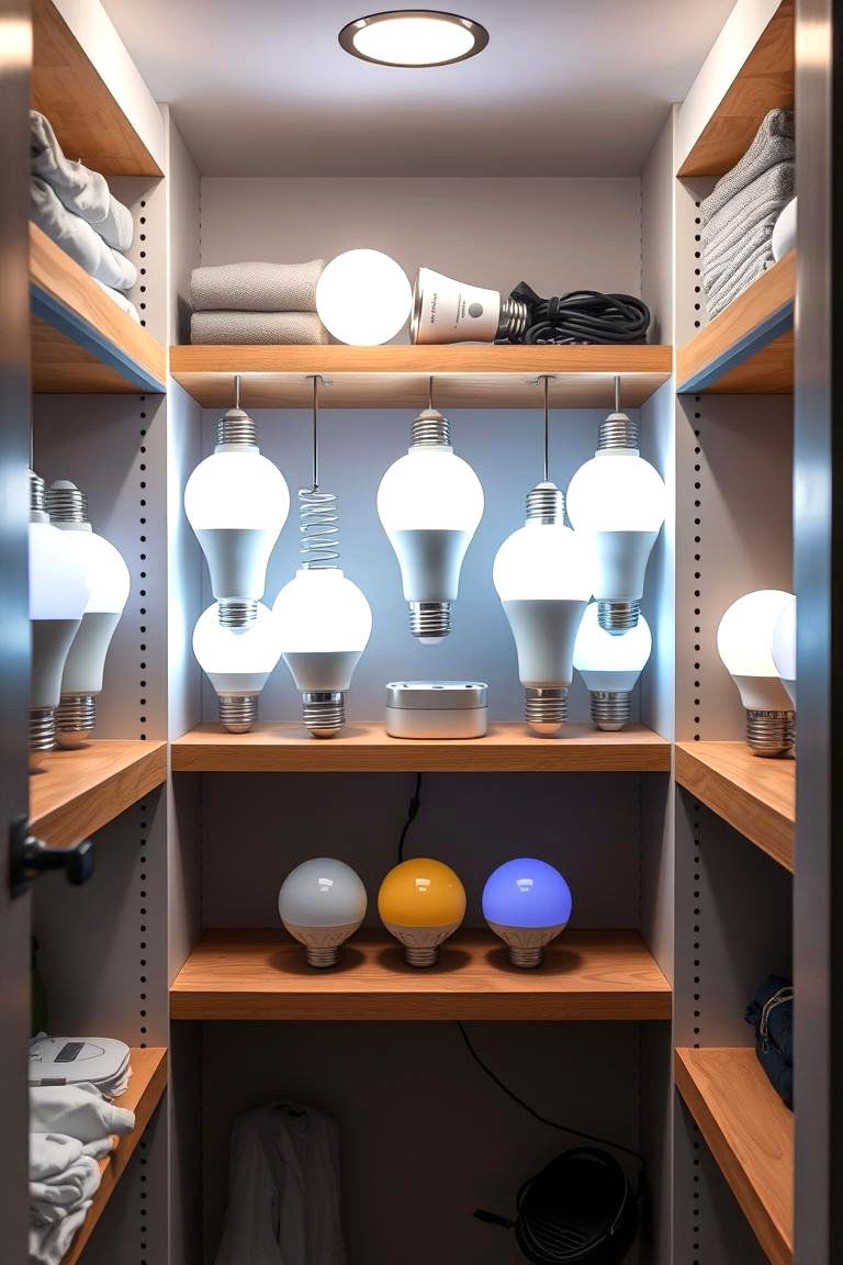 Smart Light Bulbs - 25 Closet Lighting Ideas