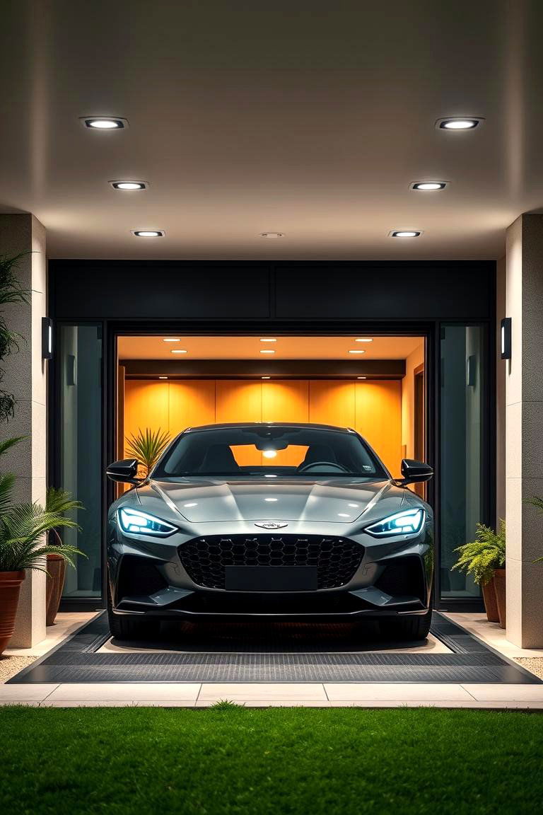 Smart Tech Car Porch - 25 Car Porch Design Ideas