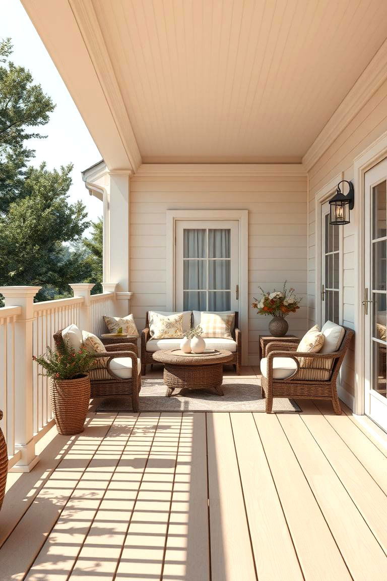 Soft Beige for an Elegant Neutral Palette - 25 Deck Color Ideas