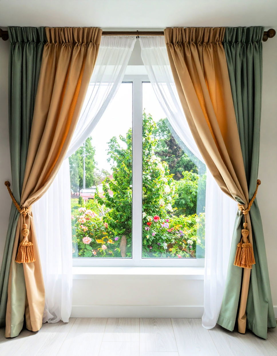 Soft Curtains for a Peaceful Atmosphere Toddler Room Ideas
