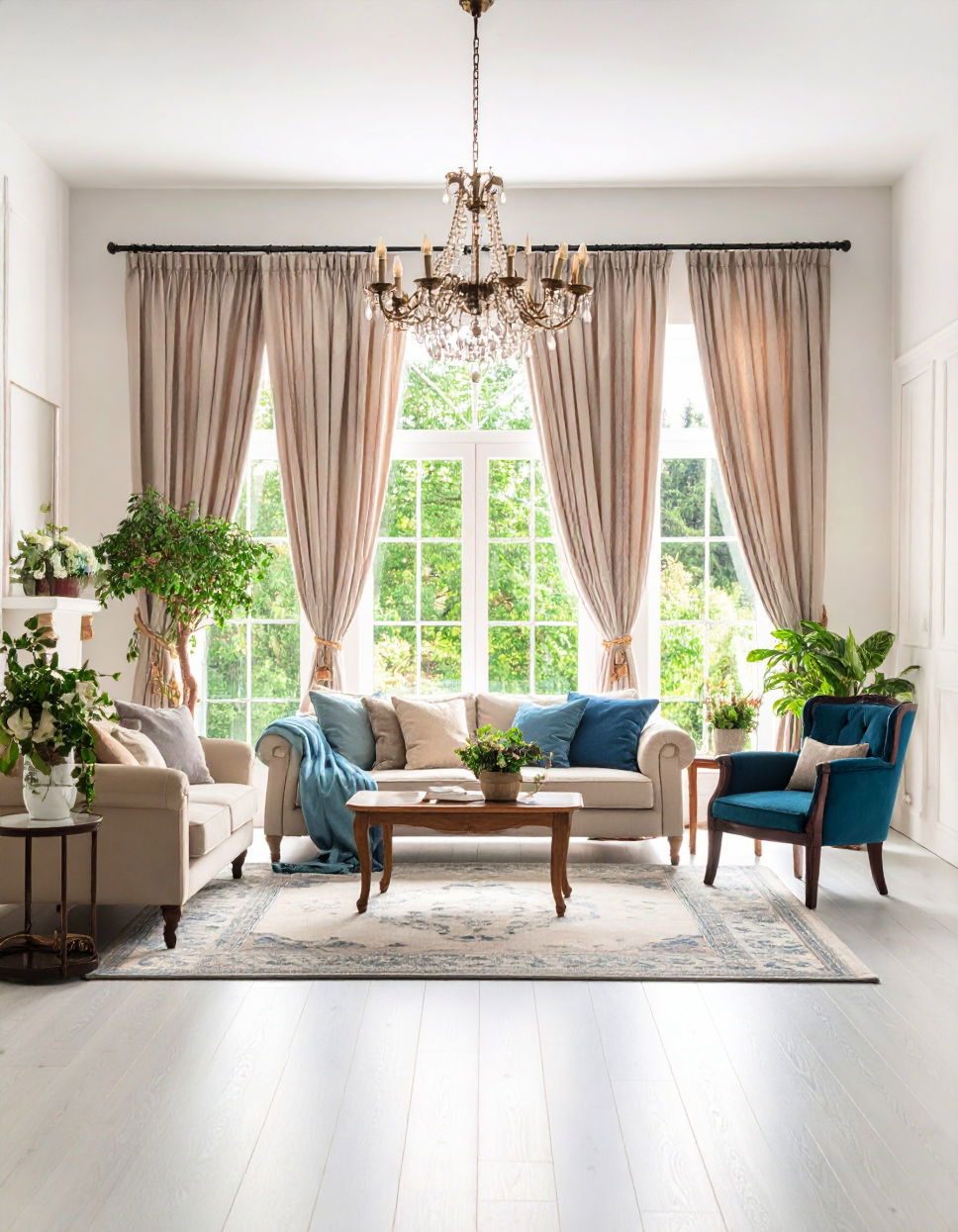 Soft Flowing Drapery