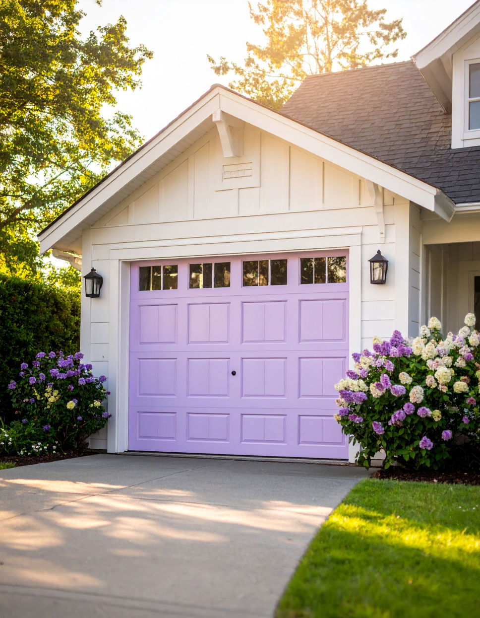 Soft Lavender for a Calm Elegant Entrance