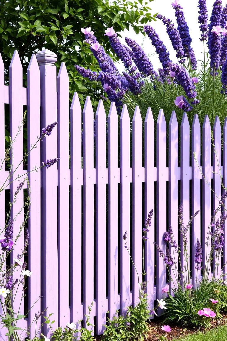 Soft Lavender for a Tranquil Elegant Look - 25 Fence Paint Colours
