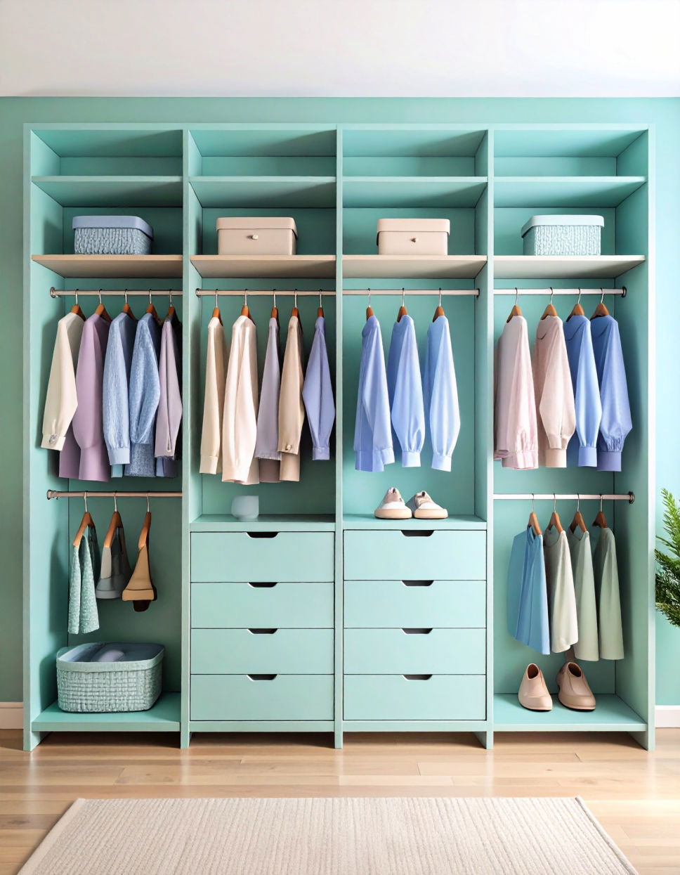 Soft Pastels for a Calming Ambience