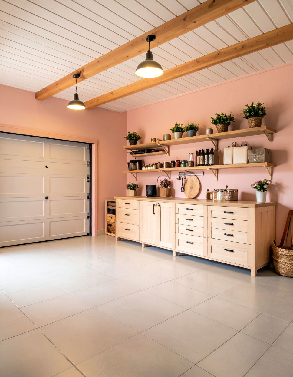 Soft Peach for a Warm and Inviting Feel
