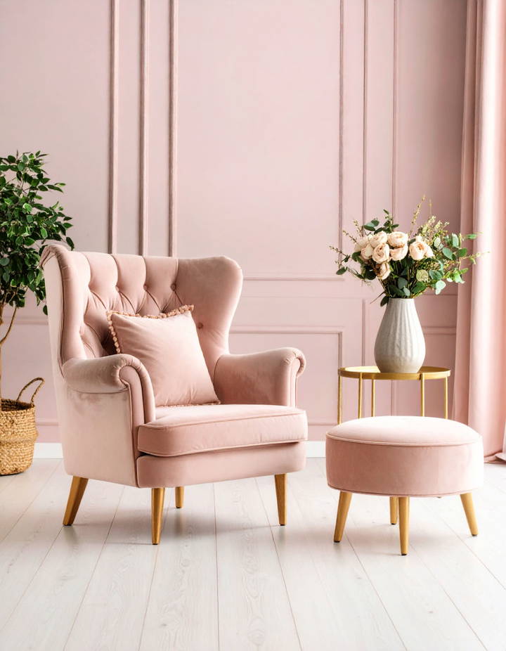 Soft Velvet Upholstery for a Luxurious Touch Vintage Nursery Ideas