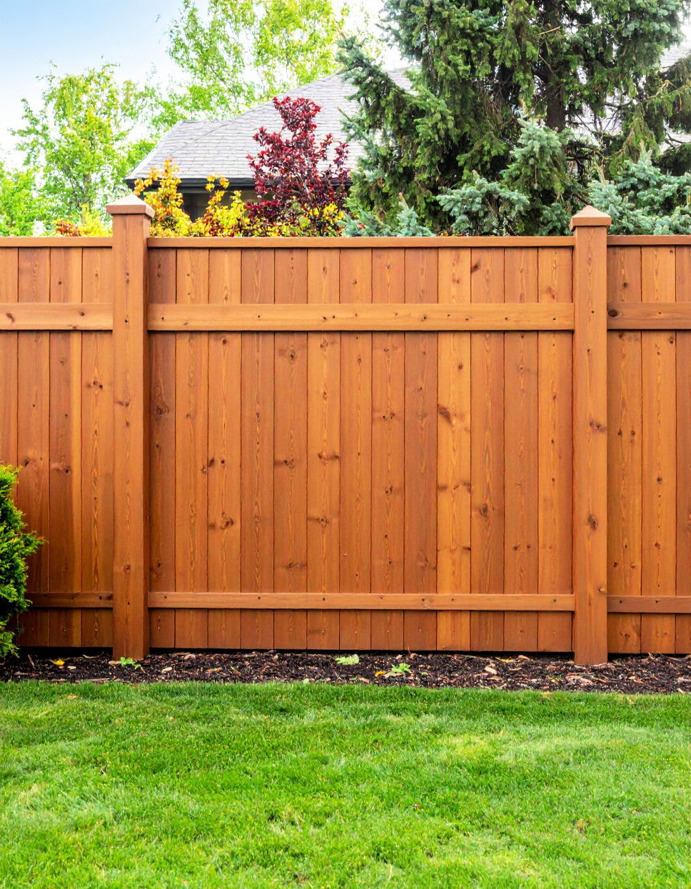 Soft Walnut Fence Stain Color