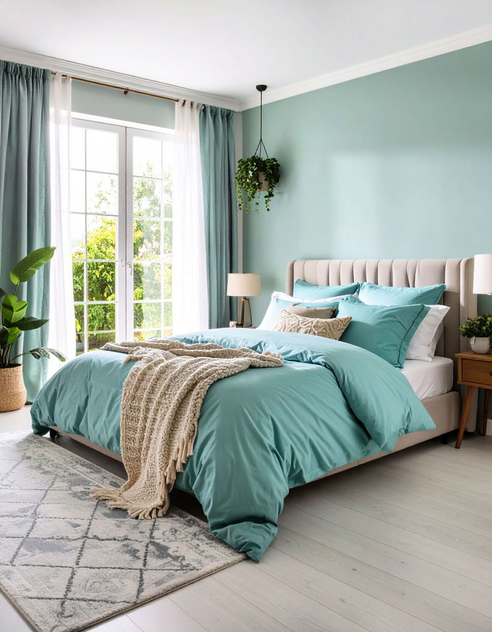 Softening with Pastel Turquoise Hues Turquoise Bedroom Ideas