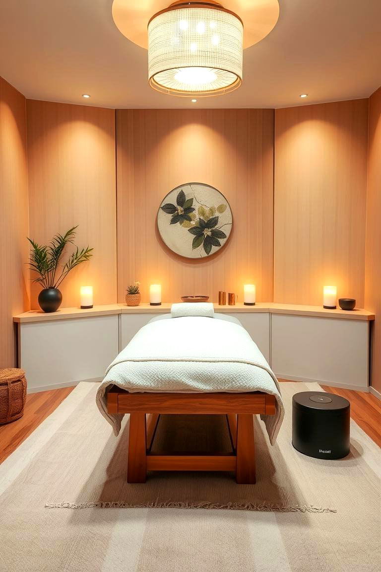 Soothing Soundscapes - 25 Massage Room Setup Ideas