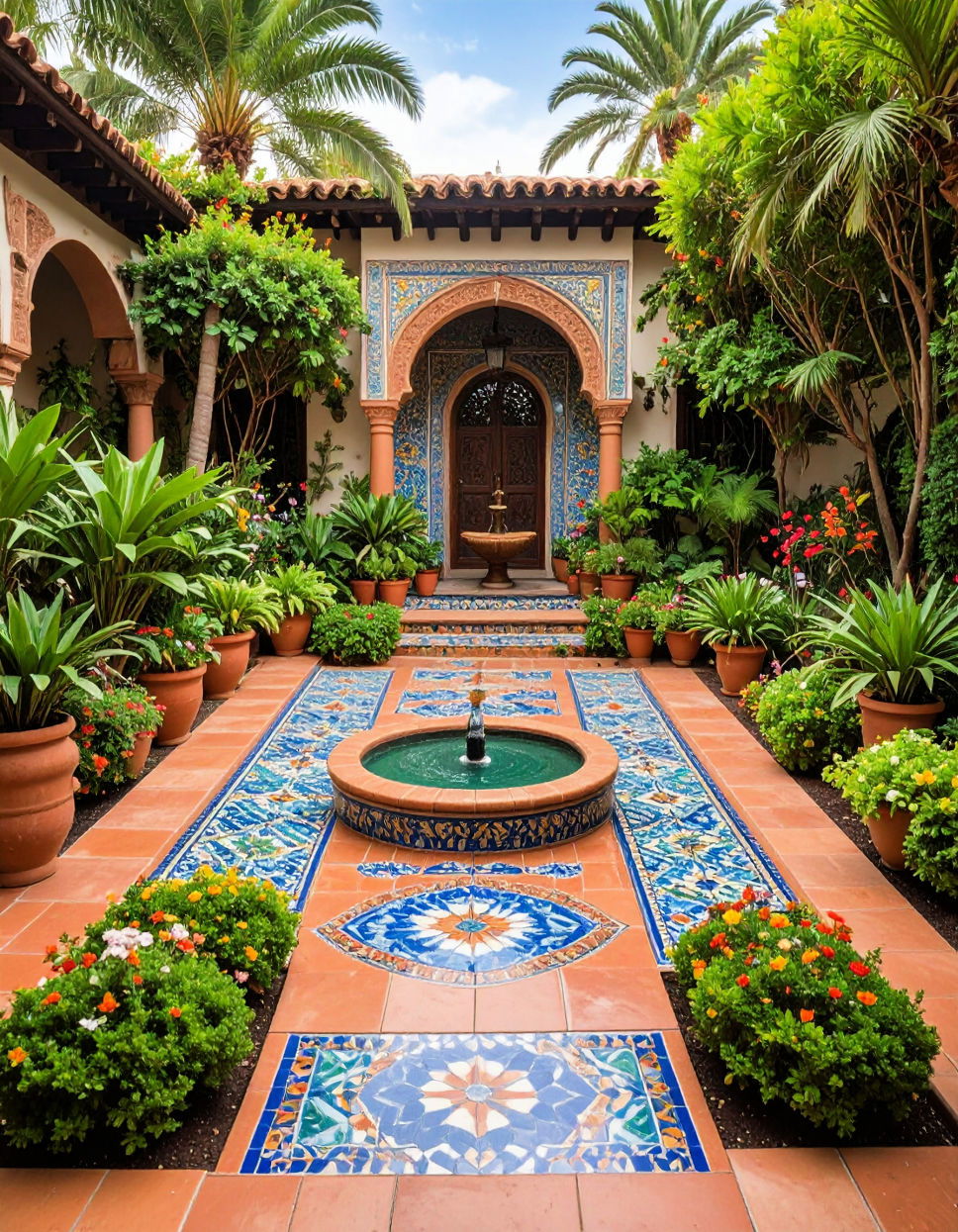 Spanish Inspired Mosaic Art for Artistic Touches