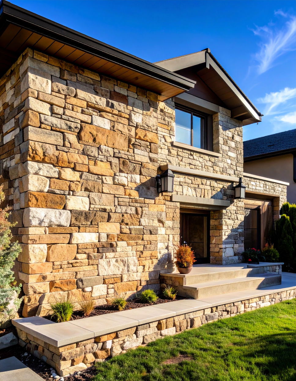 Split Face Stone for Rugged and Textured Appeal Types of Exterior House Stone