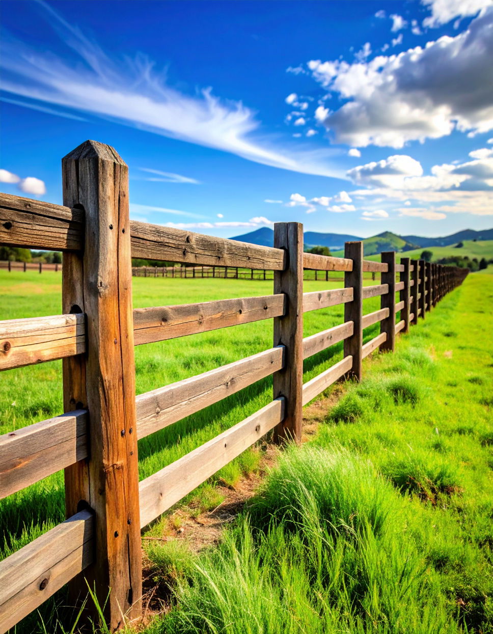 Split Rail Fence for Farm or Ranch