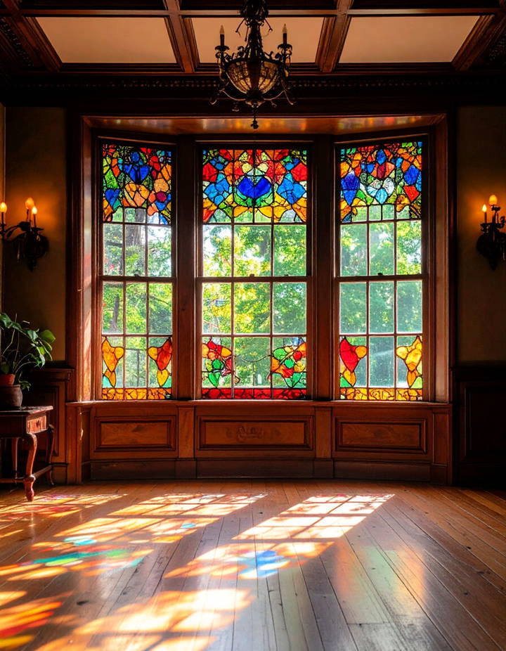 Stained Glass Windows Victorian Interior Design Ideas