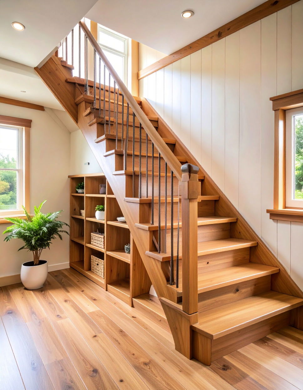 Staircase Storage Cubbies Tiny House Storage Ideas