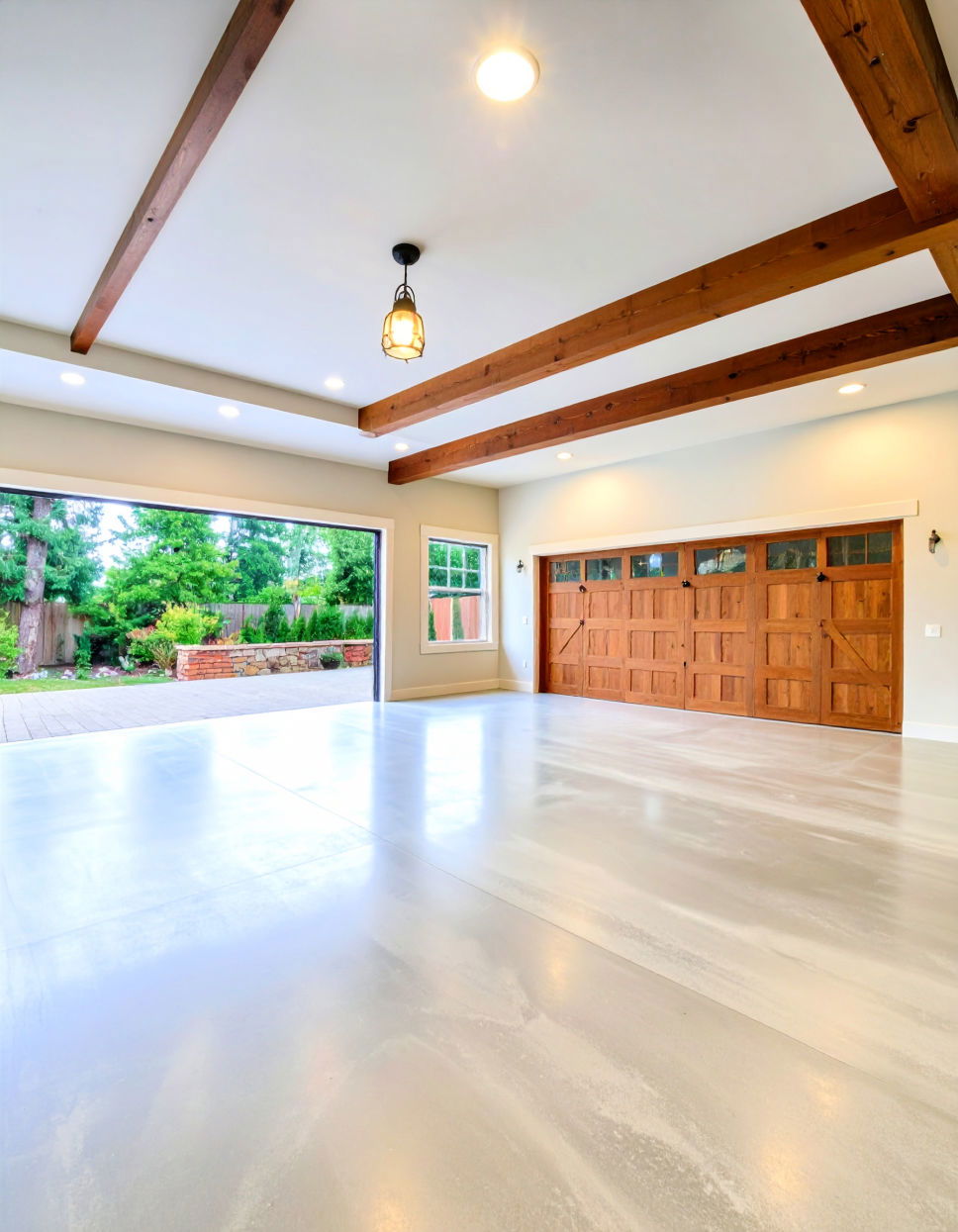 Stamped Concrete Garage Flooring