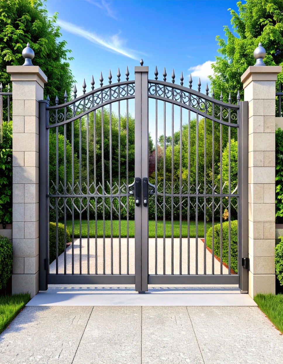 Steel Gate for Maximum Security