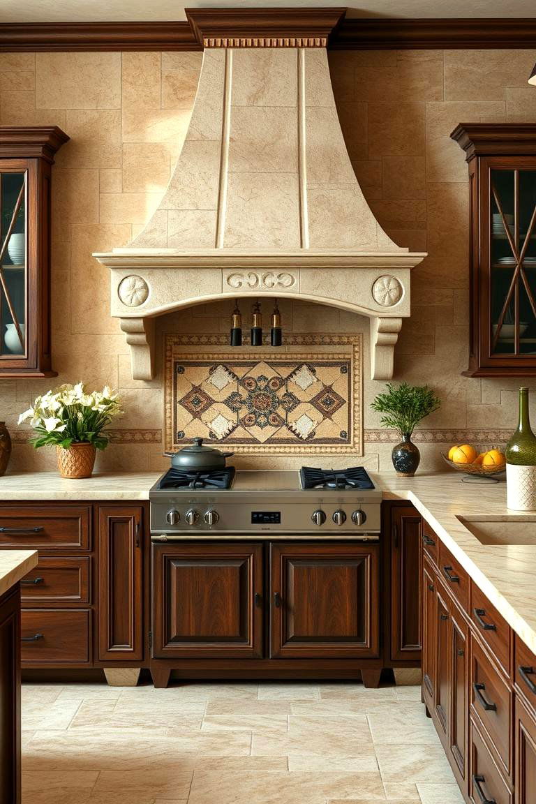 Stone Backsplashes for Texture - 25 Tuscan Kitchen Design Ideas