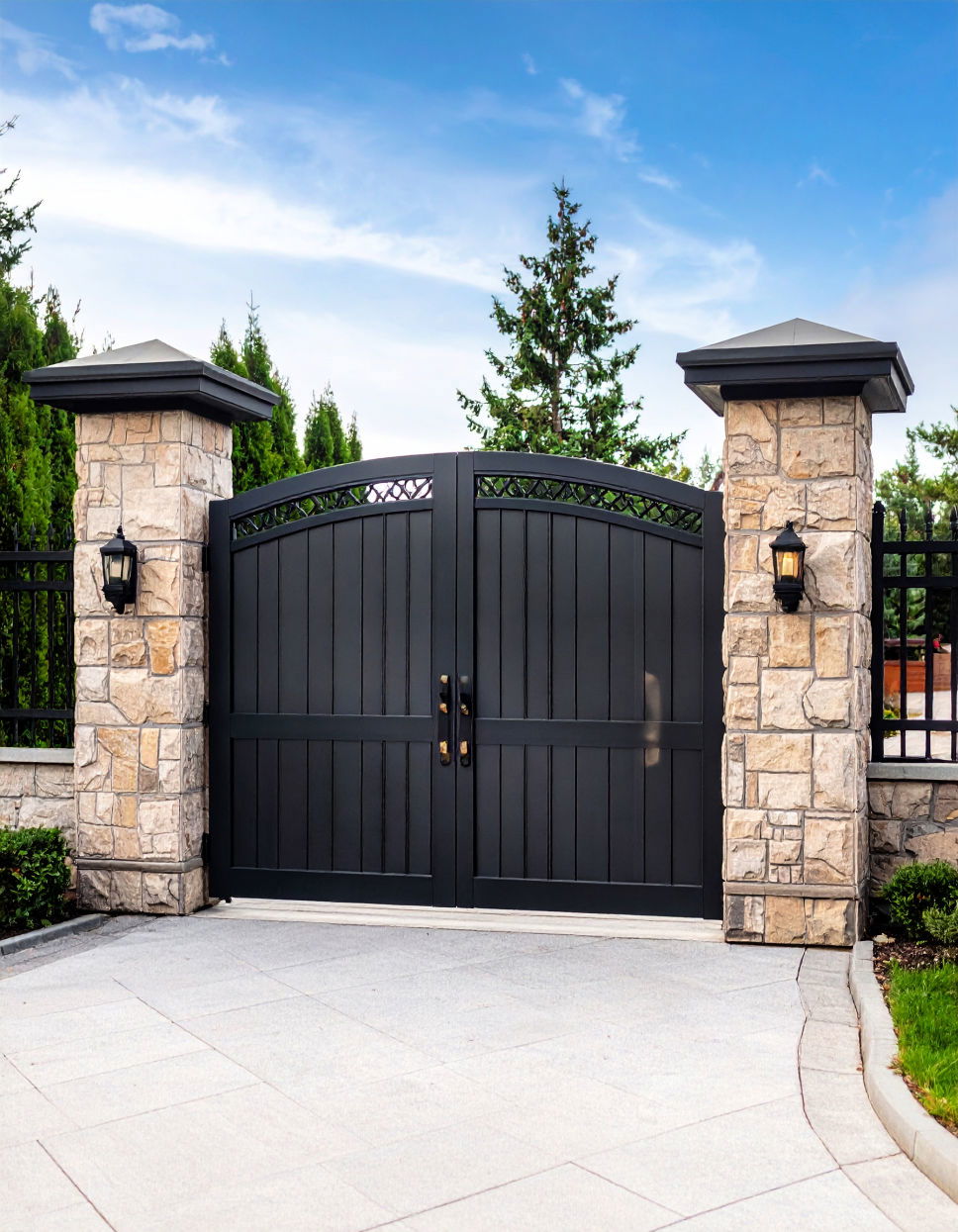 Stone Pillar Gate