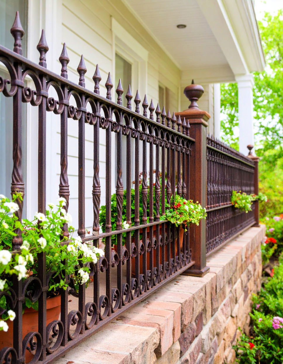Rustic Iron Railing