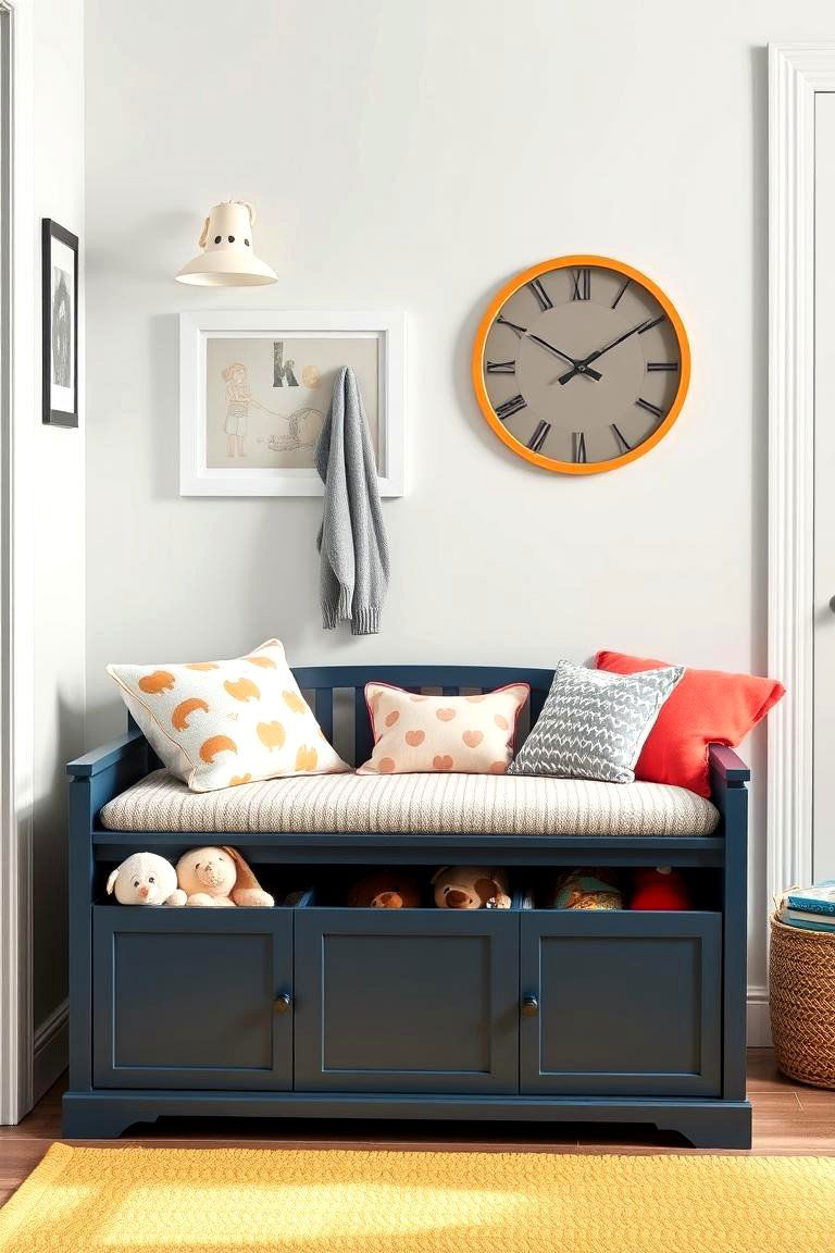 Storage Bench - 25 Toy Storage Ideas