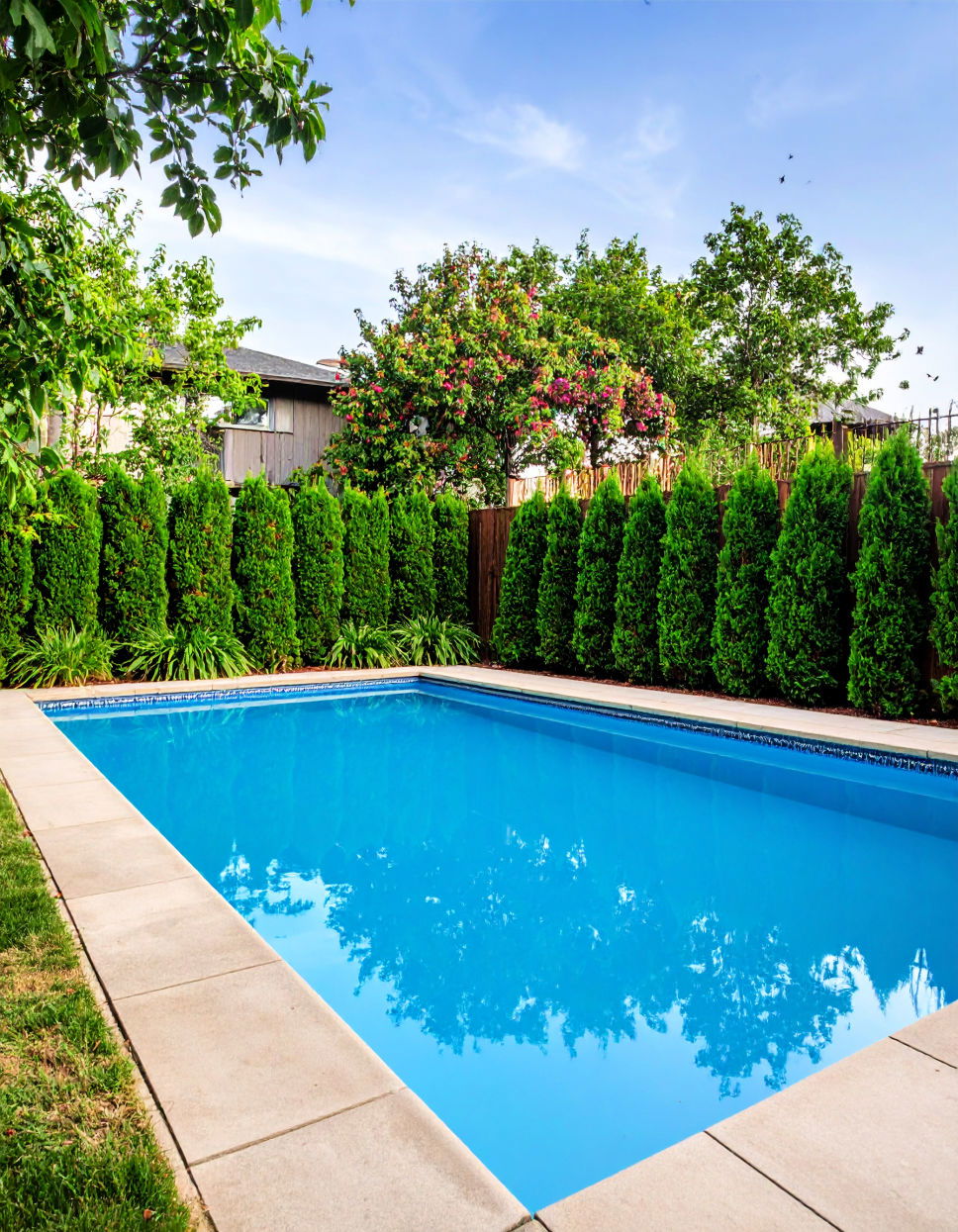 Strategically Plant Tall Hedges for a Natural Screen
