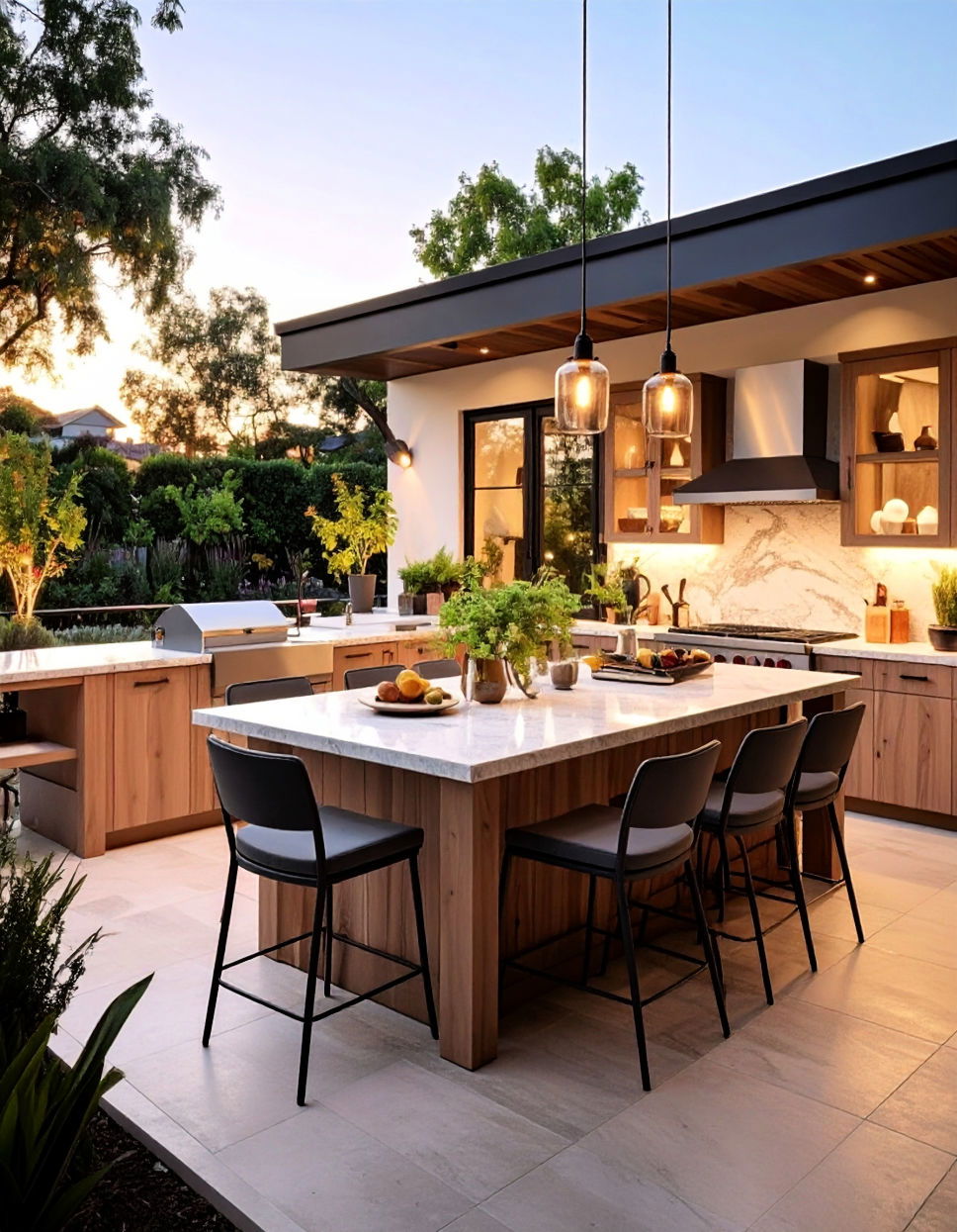 Sturdy Engineered Quartz Countertops Types of Outdoor Kitchen Countertops