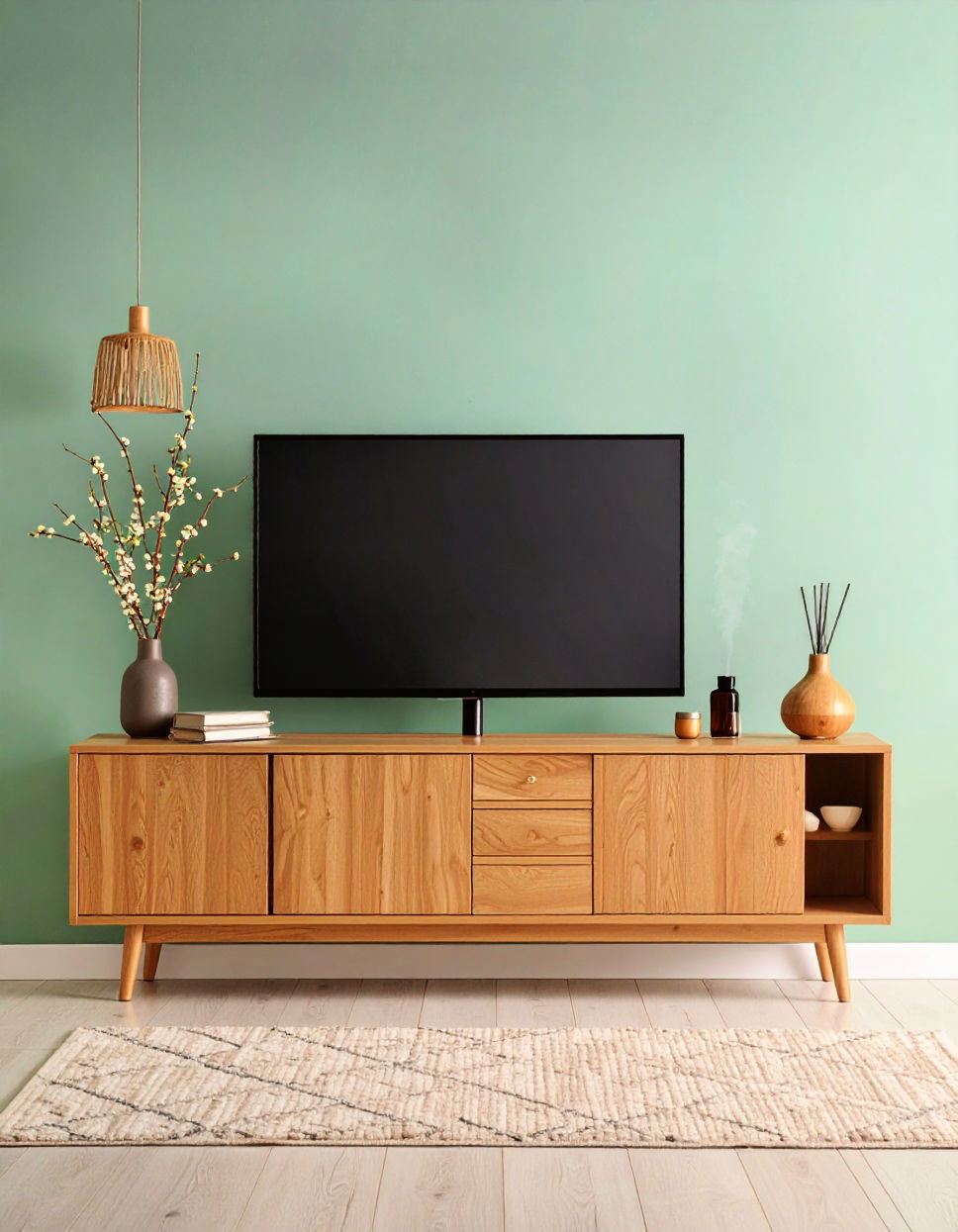 Styling with Coasters and Decorative Drinkware Tv Console Decor Ideas