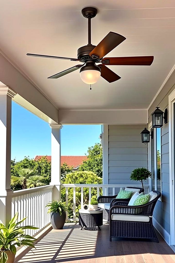 Stylish Ceiling Fans for Cool Comfort - 25 Veranda Ideas