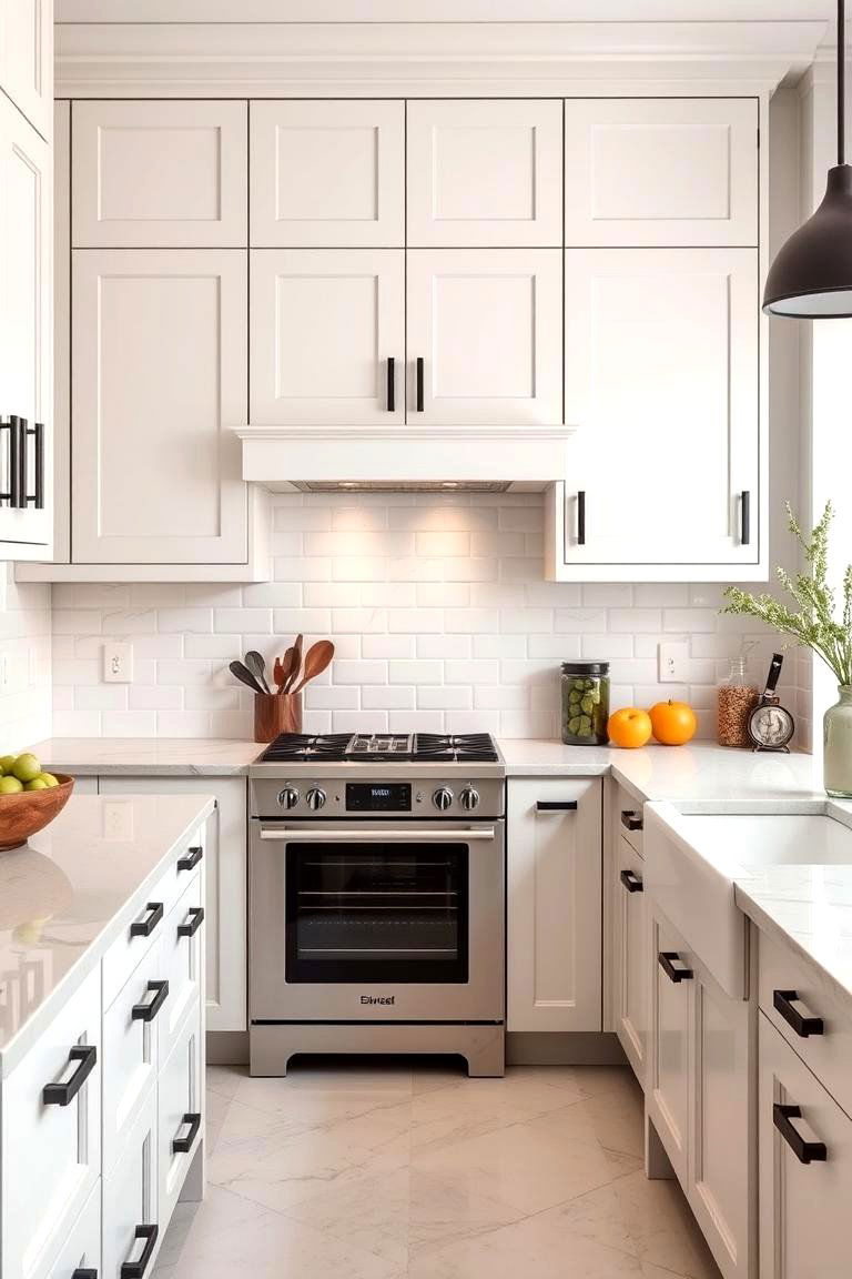 Stylish Hardware Enhancements - 25 Floor to Ceiling Kitchen Cabinets