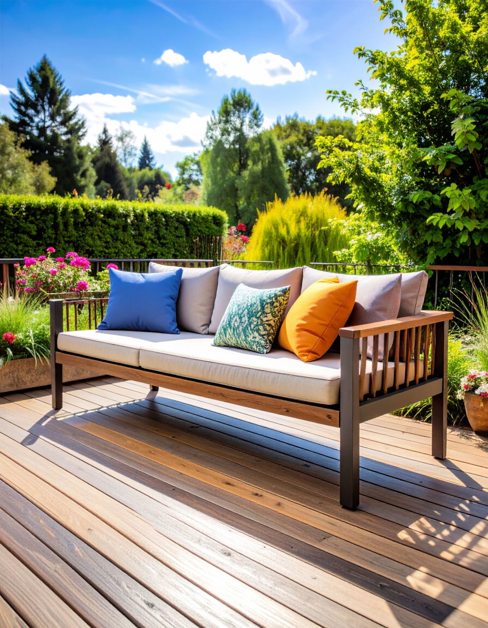 Stylish Outdoor Bench