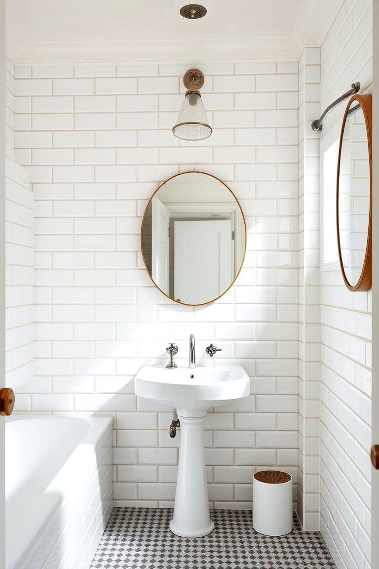 Subway Tile Walls for Understated Elegance - 25 Traditional Bathroom Ideas