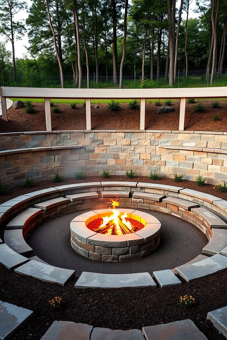 Sunken Fire Pit - 25 Fire Pit Ideas
