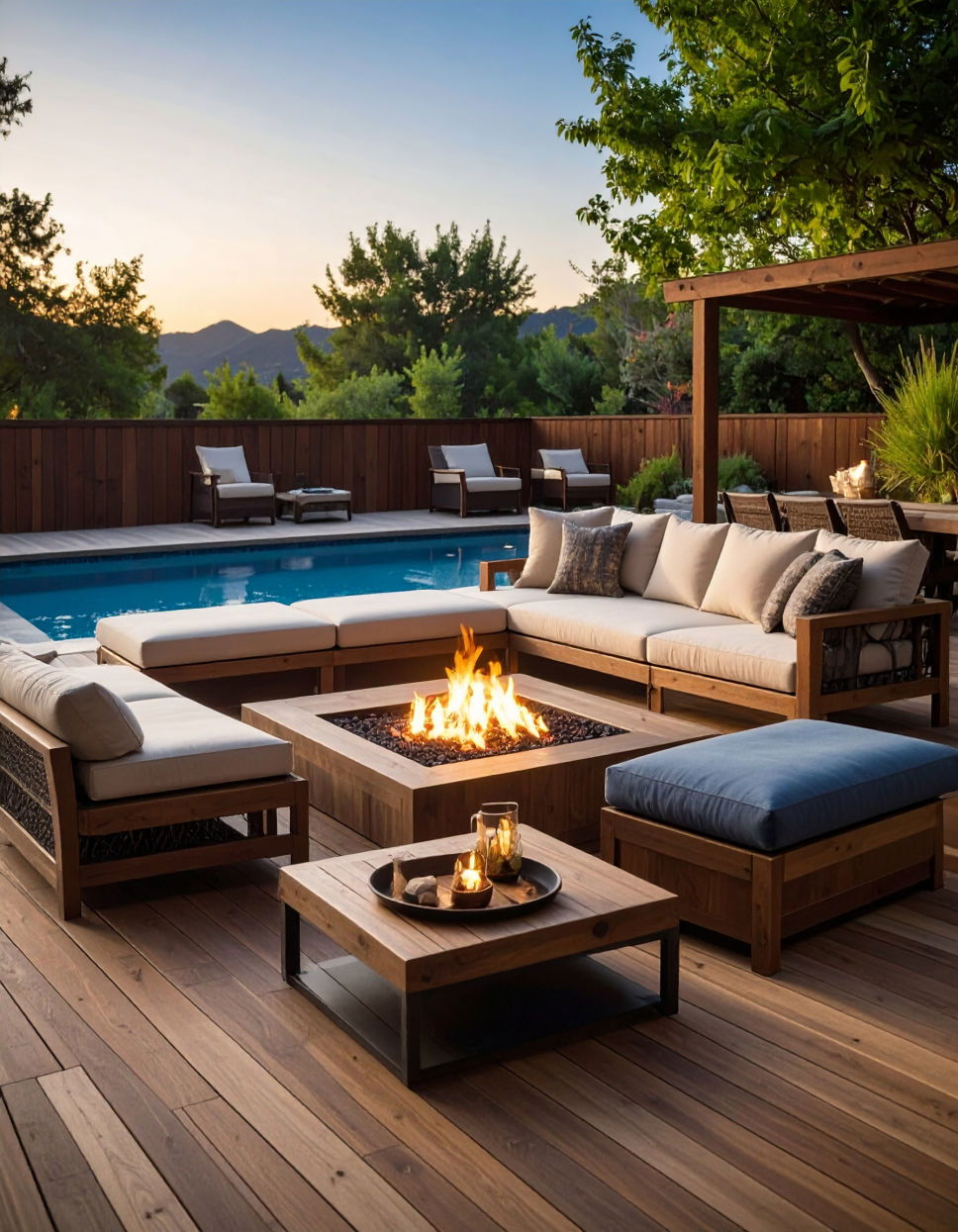 Sunken Lounge Area for Intimate Gatherings