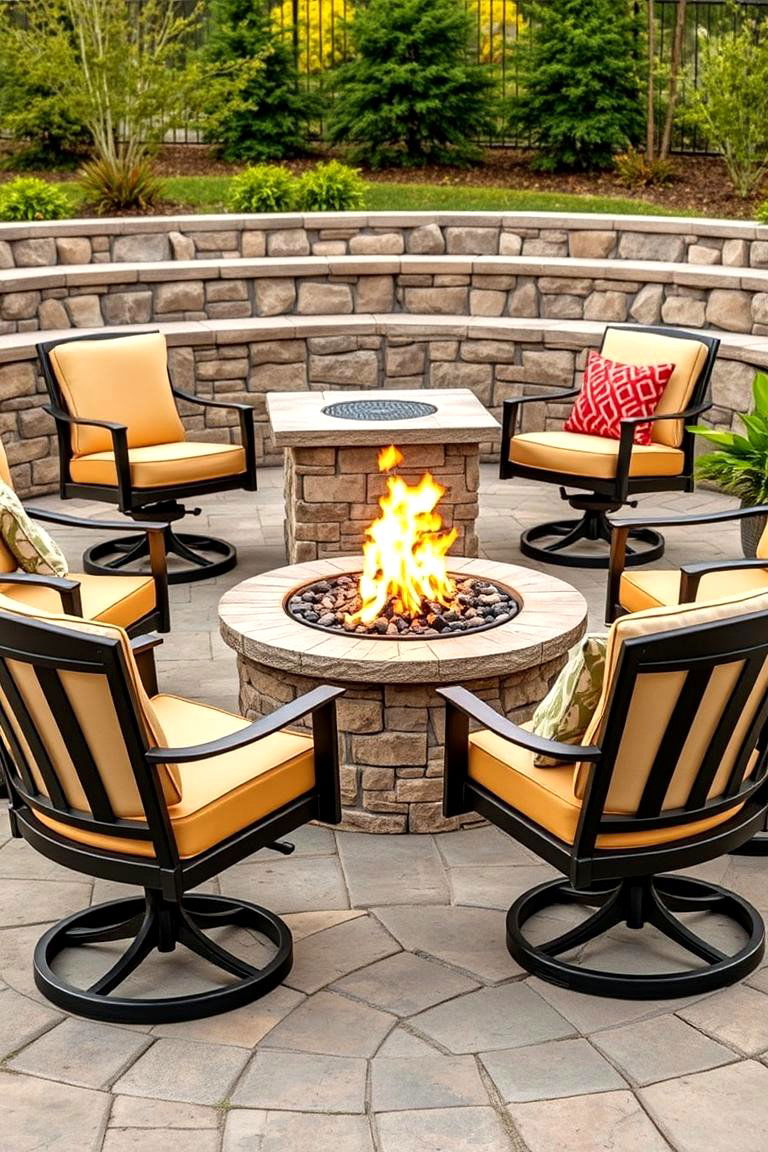 Swivel Chairs for Extra Comfort and Flexibility - 25 Fire Pit Chair Ideas