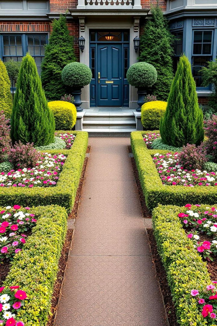 Symmetry in Garden Design for Balanced Beauty - 25 Victorian Front Garden Ideas