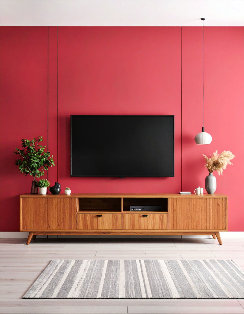 TV Stand with Storage Cabinets for a Clutter Free Look Tv Stand Ideas